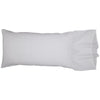 Custom Pillow Case Provincial Linen White King Pillow Case Set of 2 37Lx21W+14