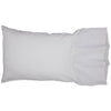 Custom Pillow Case Provincial Linen White Standard Pillow Case Set of 2 27Lx21W+14