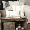 Custom Pillow Cover Farmcloth Stripe Pillow Cover 20Lx12W