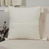 Custom Pillow Cover Flax and Lace Pillow Cover 20Lx20W