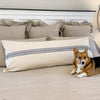 Custom Pillow Cover Market Place Blue Body Pillow Cover 54Lx20W