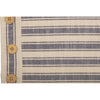 Custom Pillow Cover Market Place Blue Fabric Pillow Cover 21Lx12W