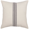 Custom Pillow Cover Market Place Gray Fabric Pillow Cover 20Lx20W