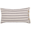 Custom Pillow Cover Market Place Gray Fabric Pillow Cover 21Lx12W