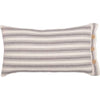 Custom Pillow Cover Market Place Gray Fabric Pillow Cover 21Lx12W