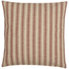 Custom Pillow Cover Market Place Red Ticking Stripe Pillow Cover 20Lx20W