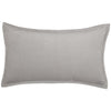 Custom Pillow Cover Morning Meadow Gray Velvet Pillow Cover 20Lx12W