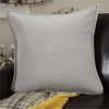 Custom Pillow Cover Morning Meadow Gray Velvet Pillow Cover 20Lx20W