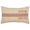 Custom Pillow Cover Sleigh Bells Ring Merry Christmas Pillow Cover 25Lx15W