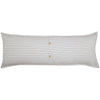 Custom Pillow Cover Timeless Ticking Gray Body Pillow Cover 54Lx20W