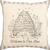 Custom Pillow Cover Welcome to Our Hive Pillow Cover 18Lx18W