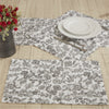 Custom Placemat Gray Gables Floral Placemat Set of 4 18Lx12W