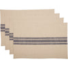 Custom Placemat Market Place Blue Placemat Set of 4 18Lx12W
