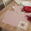 Custom Placemat Market Place Natural Snowflake Placemat Set of 4 18Lx12W