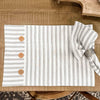Custom Placemat Timeless Ticking Gray Placemat Set of 4 18Lx12W