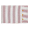Custom Placemat Timeless Ticking Red Placemat Set of 4 18Lx12W