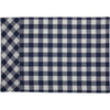 Custom Placemat Vintage Check Blue Placemat Set of 4 18Lx12W