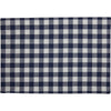 Custom Placemat Vintage Check Blue Placemat Set of 4 18Lx12W