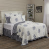 Custom Quilt Lydia Blue Queen Quilt 90Lx90W