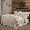 Custom Quilt Market Place Gray Queen Quilt 90Lx90W