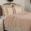 Custom Quilt Market Place Red Twin Quilt 86Lx68W