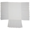 Custom Quilt Provincial Linen White King Bedspread 78Lx72W+36