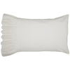 Custom Sham Elizabeth Ruffled Standard Sham Set of 2 27Lx21W+8