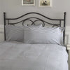 Custom Sham Farmhouse Ticking Blue King Sham 37Lx21W