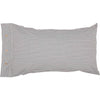 Custom Sham Farmhouse Ticking Blue King Sham 37Lx21W