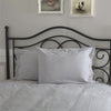 Custom Sham Farmhouse Ticking Blue Standard Sham 27Lx21W