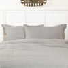 Custom Sham Farmhouse Ticking Gray King Sham 37Lx21W