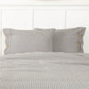 Custom Sham Farmhouse Ticking Gray Standard Sham 27Lx21W