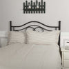 Custom Sham Farmhouse Ticking Taupe King Sham 37Lx21W