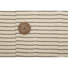 Custom Sham Katie's Vintage Stripe Standard Sham 27Lx21W