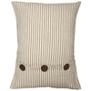 Custom Sham Katie's Vintage Stripe Standard Sham 27Lx21W