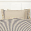 Custom Sham Market Place Blue King Sham 37Lx21W