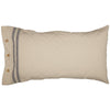 Custom Sham Market Place Blue King Sham 37Lx21W