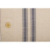 Custom Sham Market Place Blue Standard Sham 27Lx21W