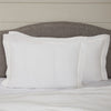 Custom Sham Provincial Linen White King Sham 37Lx21W