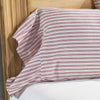 Custom Sham Timeless Ticking Red Ruffled King Sham Set of 2 37Lx21W+8