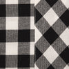Custom Sham Vintage Check Black Standard Sham Set of 2 27Lx21W+4