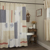 Custom Shower Curtain Betsy Patchwork Shower Curtain 72Lx72W
