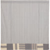 Custom Shower Curtain Doylestown Block Border Shower Curtain 72Lx72W