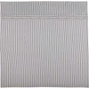 Custom Shower Curtain Farmhouse Ticking Blue Shower Curtain 72Lx72W