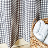 Custom Shower Curtain Gray Gables Check Shower Curtain 72Lx72W