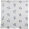 Custom Shower Curtain Lydia Blue Shower Curtain 72Lx72W