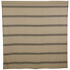Custom Shower Curtain Mill House Stripe Black Shower Curtain 72Lx72W