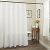 Custom Shower Curtain Provincial Linen White Shower Curtain 72Lx72W