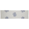 Custom Table Runner Lydia Blue Runner 54Lx16W