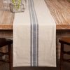 Custom Table Runner Market Place Blue Runner 36Lx13W